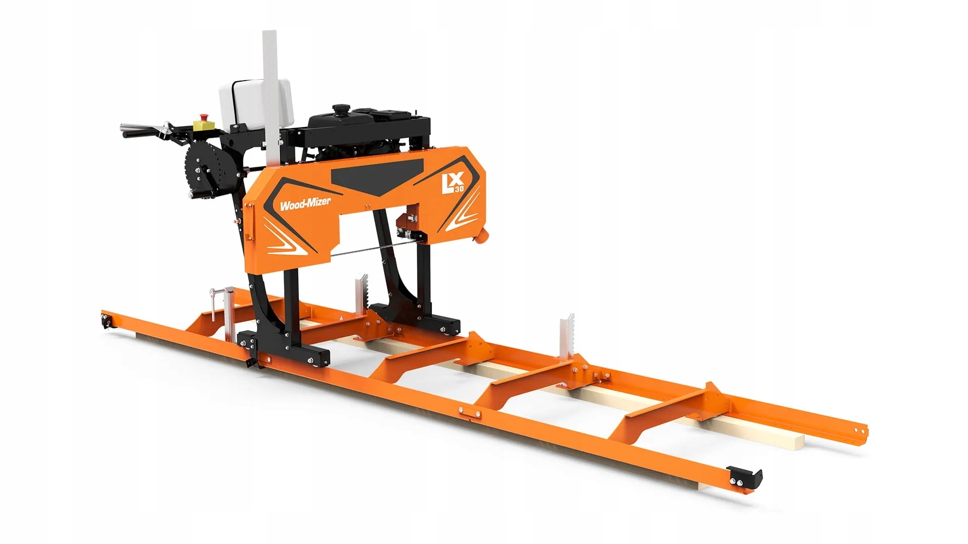 Benzínová pásová pila Wood Mizer 9KM 560mm LX30 nová horizontální úroveň dřeva Kohler