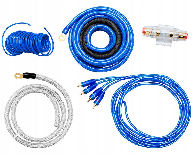 Kable przewody zestaw do wzmacniacza samochodowego Model AW400