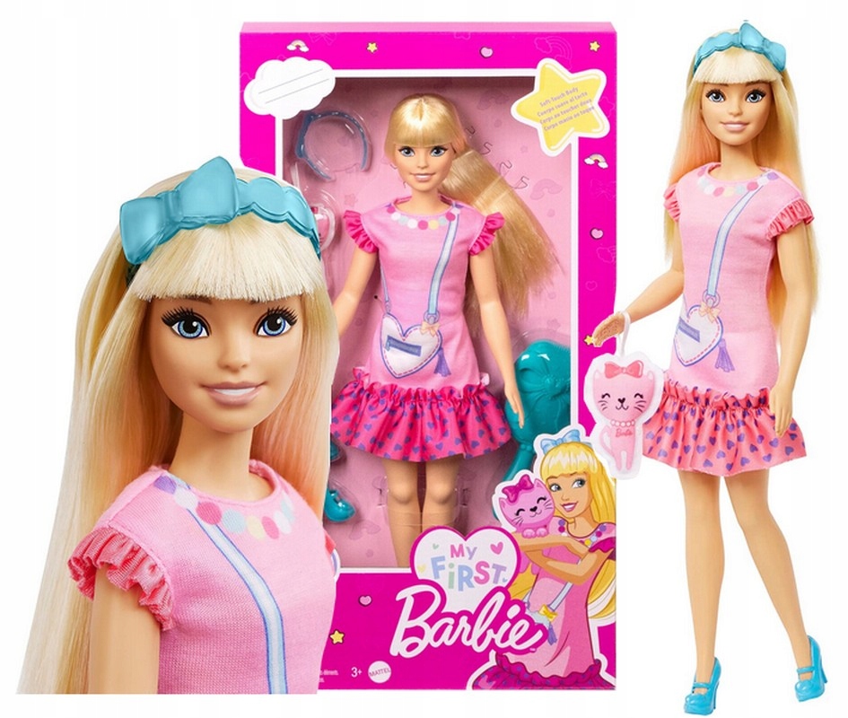 

Barbie Moja Pierwsza Lalka Barbie lalka z kotkiem