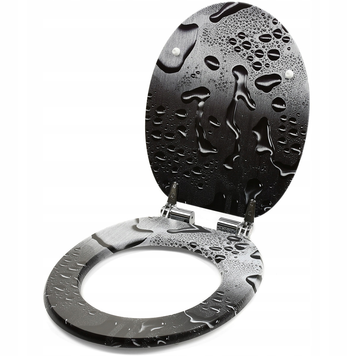 DESKA WC SEDESOWA KLOZETOWA TOALETOWA WOLNOOPADAJACA UNIWERSALNA MDF Kod producenta F130