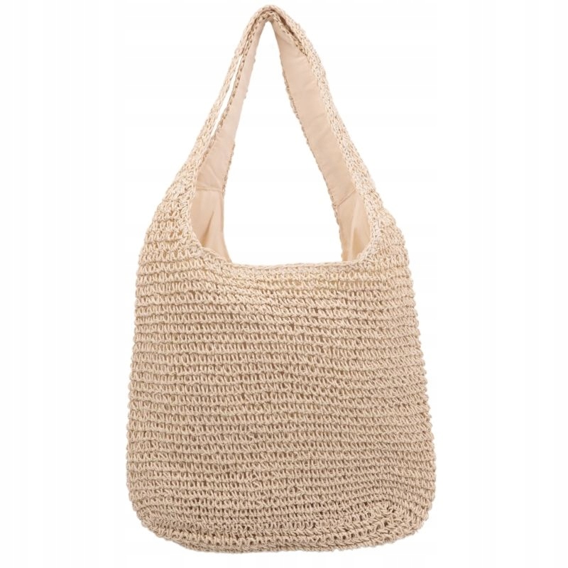 Torebka damska shopper na ramię słomiana plażowe torebki podróżne pojemne Stan opakowania oryginalne