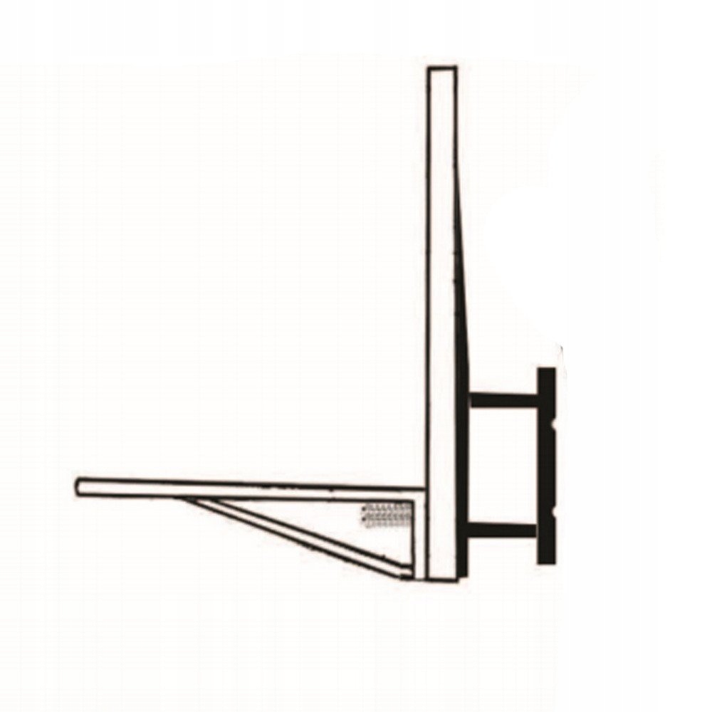Tablica do Koszykówki MASTER kosza acryl 110x75 cm + OBRECZ 45 CM + UCHWYT Model MASSPSB-42