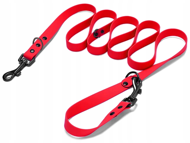 2X Vodítko pro psa Silná Nastavitelná Biothane Pvc 10 m