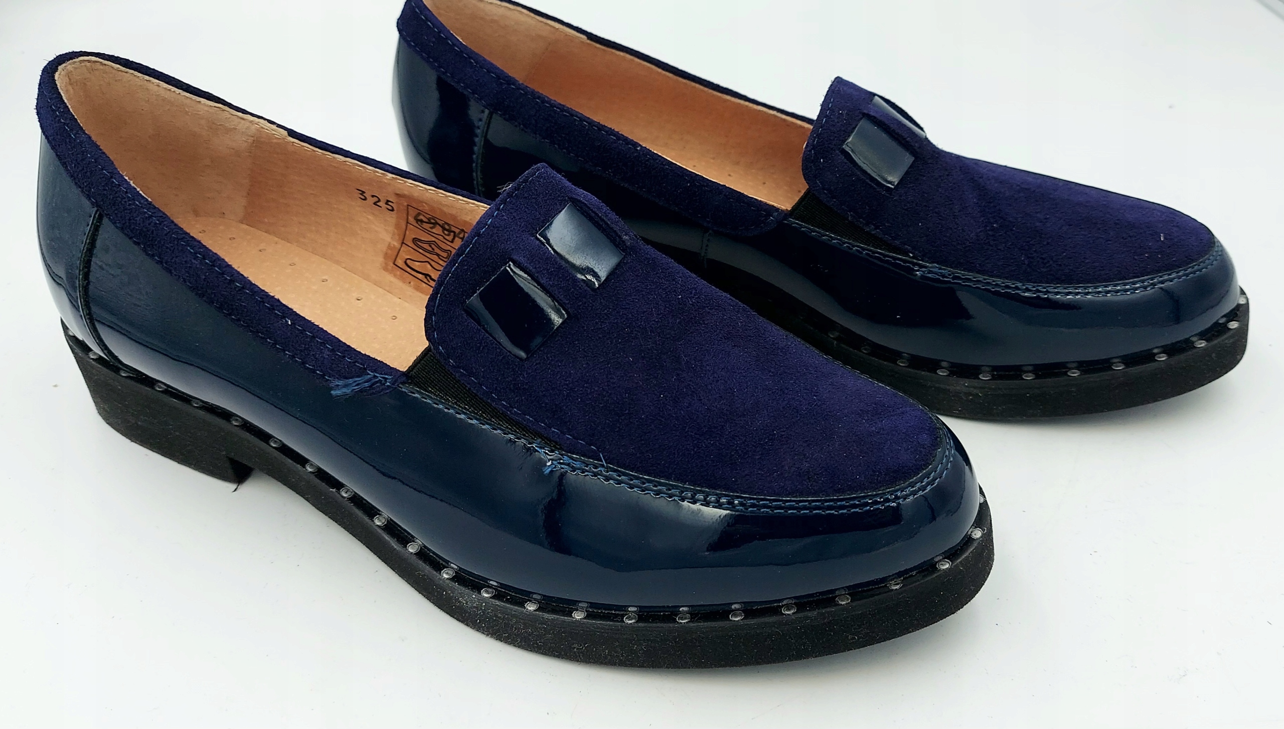 Półbuty mokasyny EKSBUT 28-4984-A33/130 granat ocean jesień roz 37 Kod producenta 28-4984