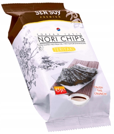 

Chipsy Glony Nori Teriyaki 4,5g Sen Soy