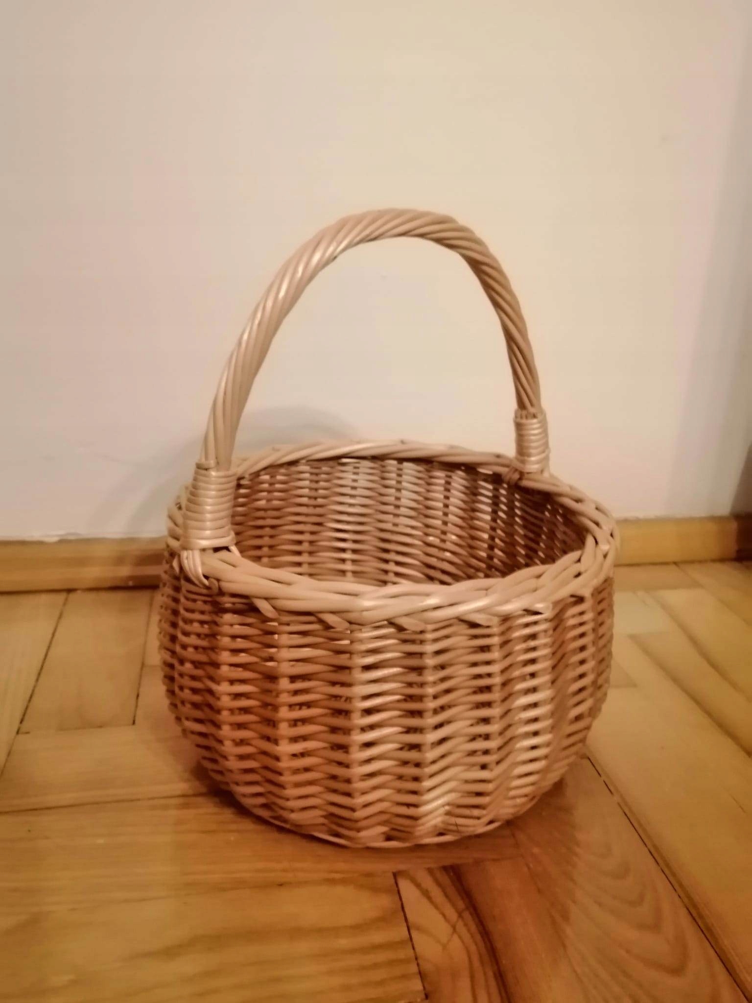 KOSZYCZEK WIKLINOWY KOSZYK WIELKANOCNY ŚWIĘCONKA Marka inna