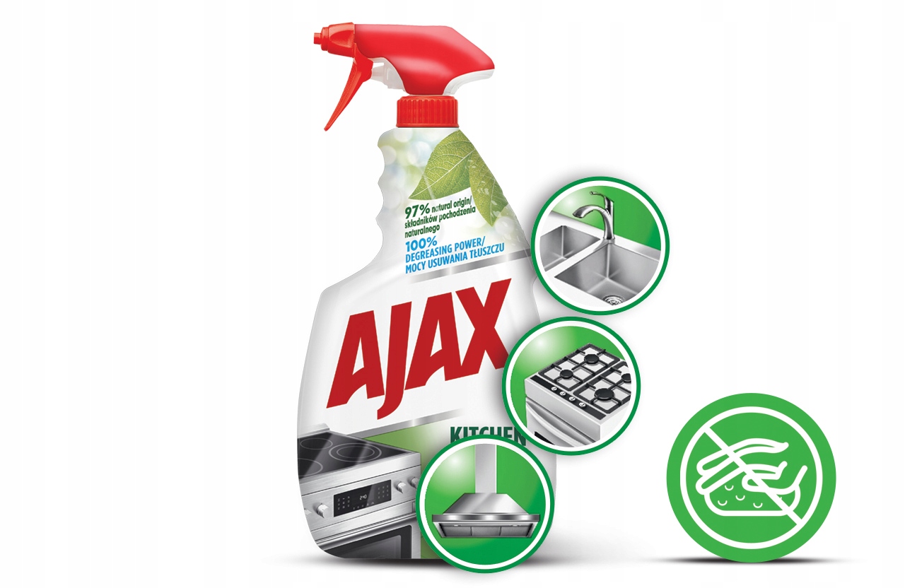 AJAX KUCHNIA spray do czyszczenia 750 ml Marka Ajax