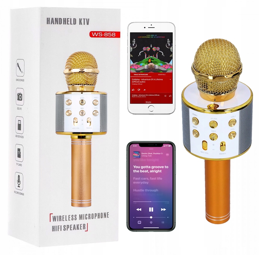 microphone pour enfants - Microphone pour enfants karaoké ZINAPS, microphone  sans fil