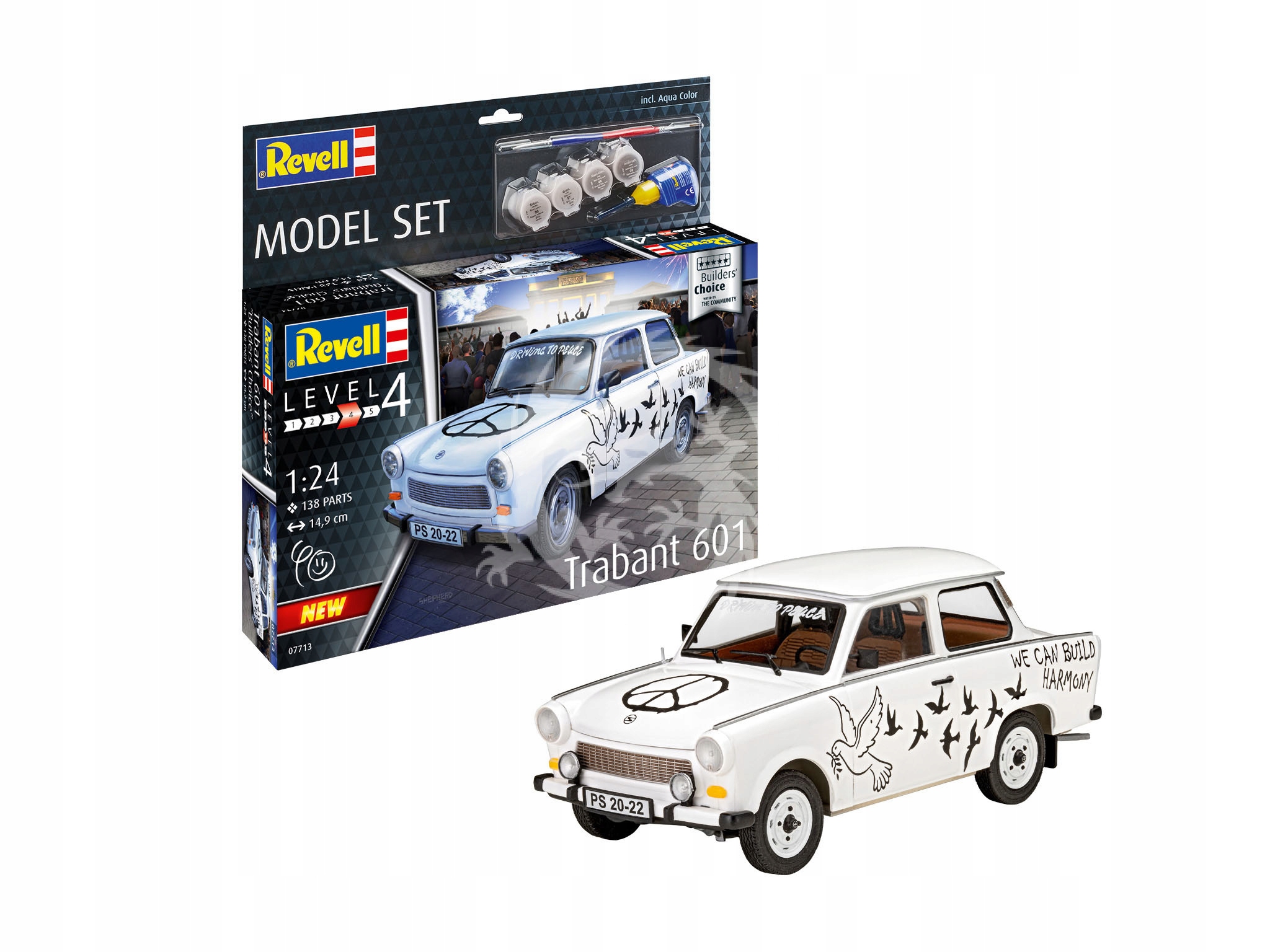 Trabant 601S Builder's Choice Revell 67713 v měřítku 1/24