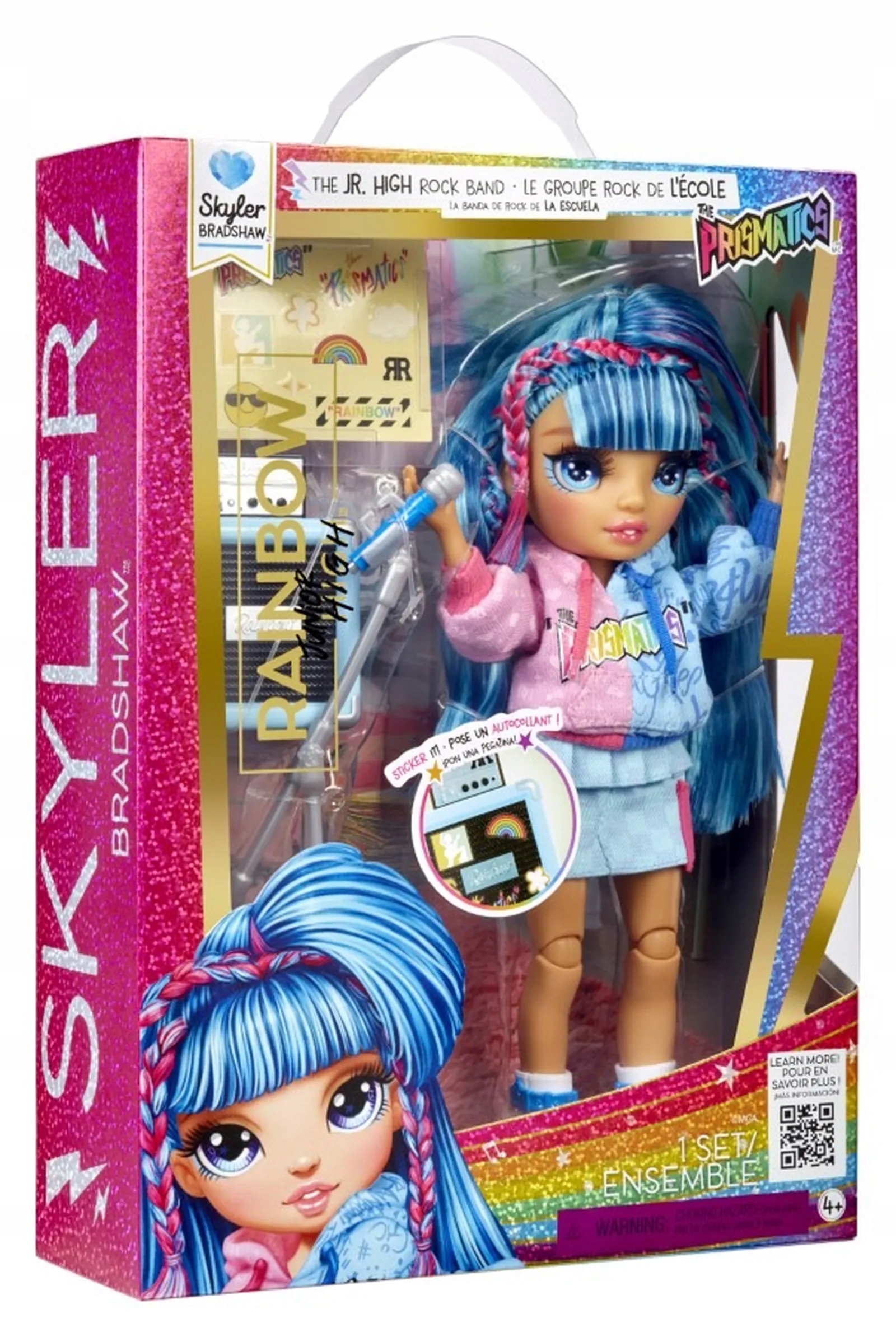 RAINBOW HIGH JUNIOR ROCK BAND MODNA LALKA SKYLER BRADASHAW 565215 Wiek dziecka 4 lata +