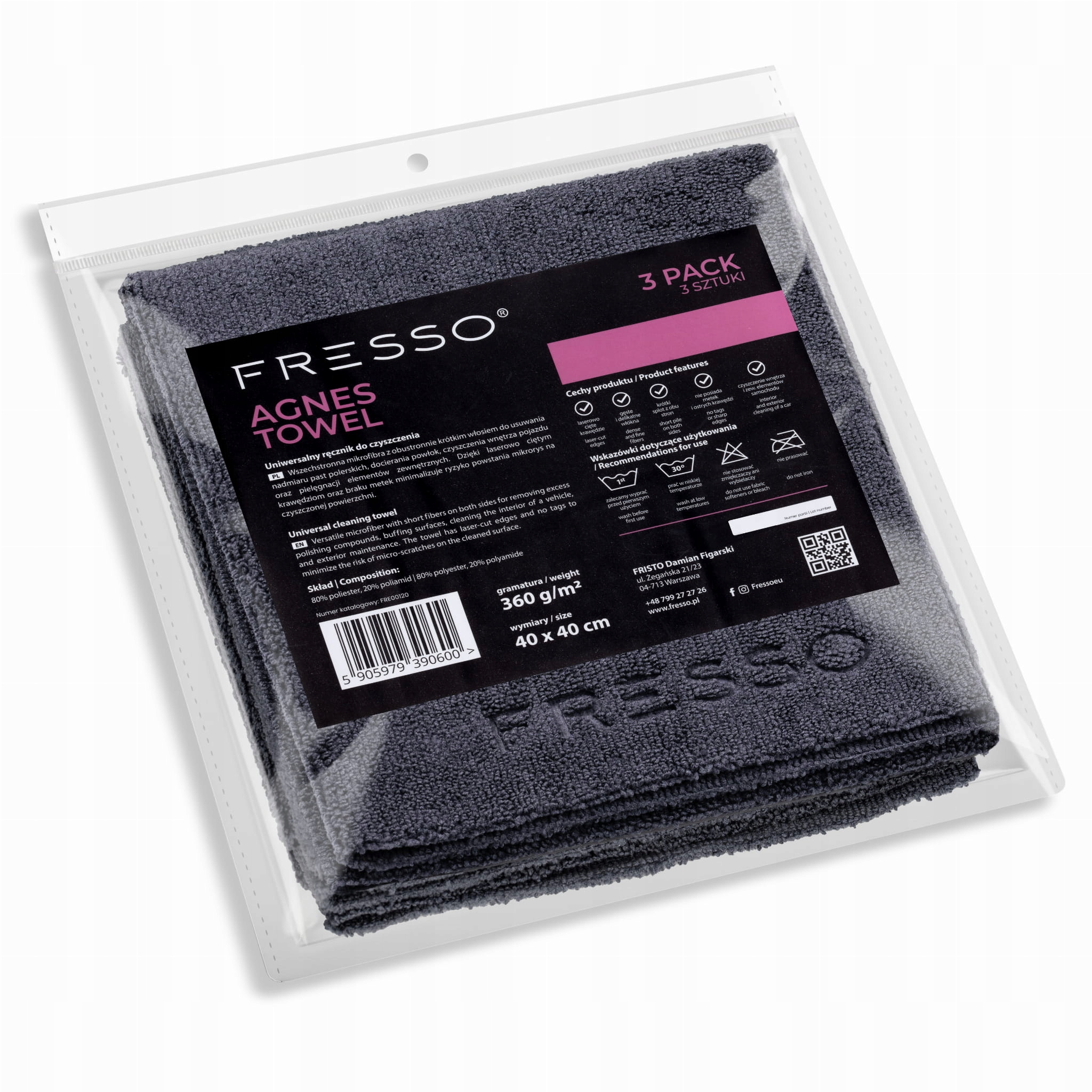 Fresso Agnes Towel 3 Pack