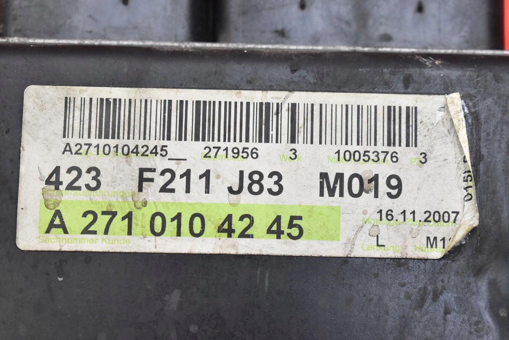 control unit of the engine A2710104245 MERCEDES E-class W211 1.8 compressor; 184 KM