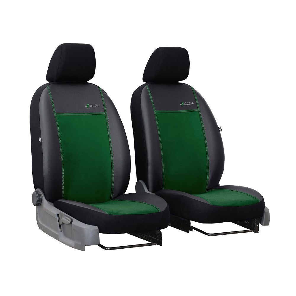 

Renault Master III pokrowce zielone skóra zamsz