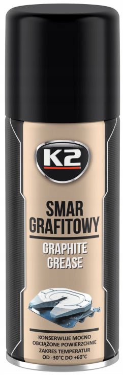 

K2 Graphite Grease Smar Grafitowy Konserwuje 400ML