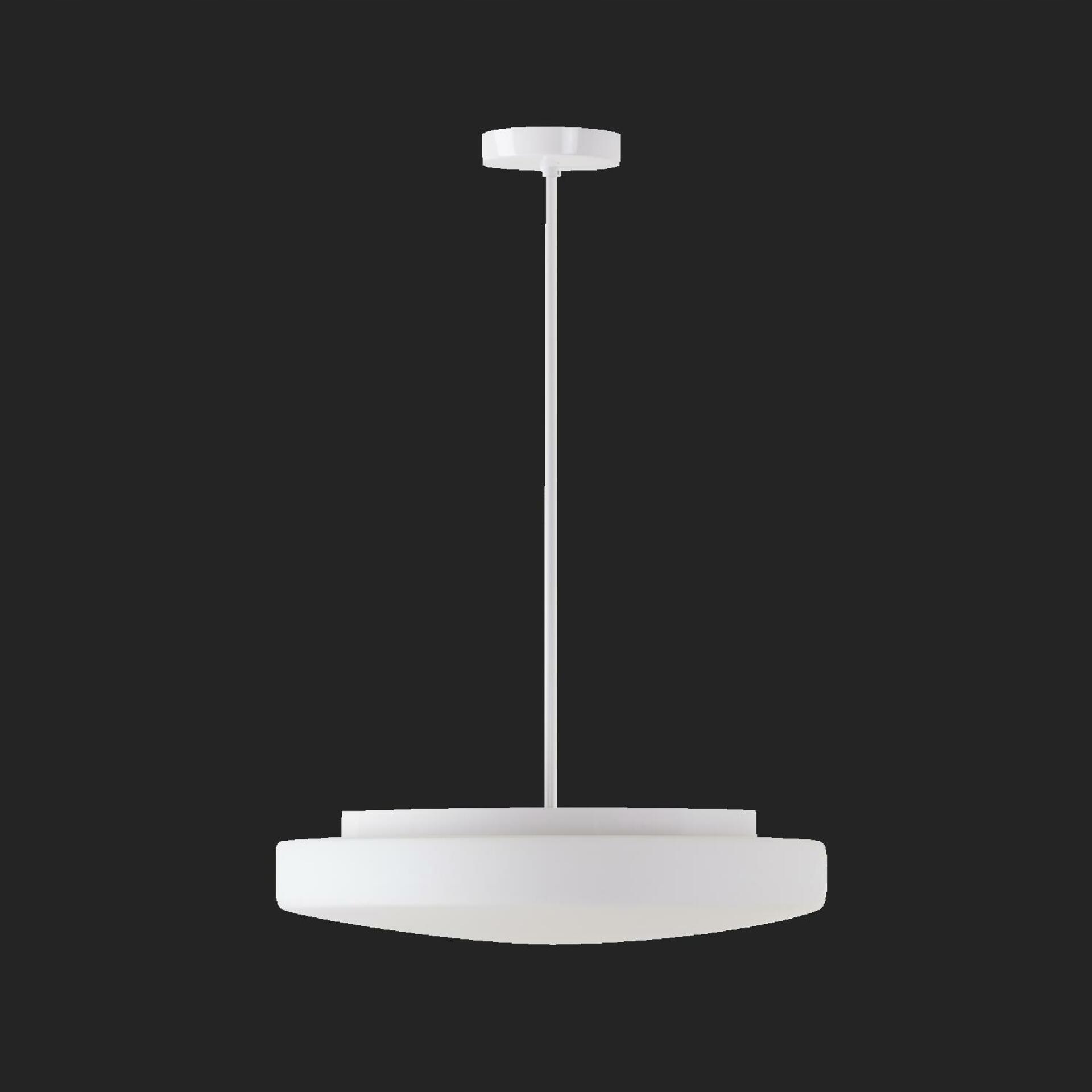 Osmont 53208 Edna P5 závesné sklenené svietidlo biela IP40 3000 K 33W Led