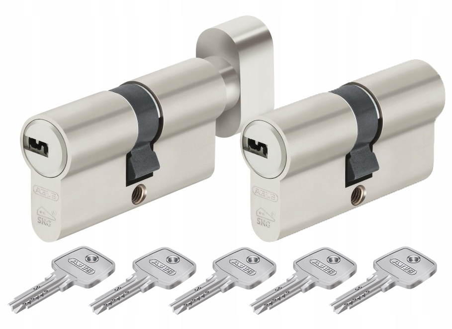 

Komplet wkładek Abus D10 z gałką 30/30+30/30G Kl.c