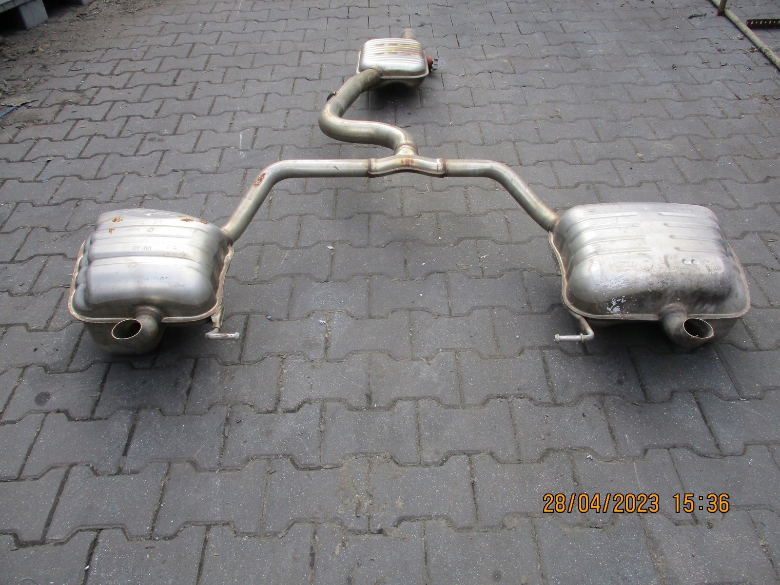 muffler, exhaust VW PASSAT B8 3G0 3Q5253611K