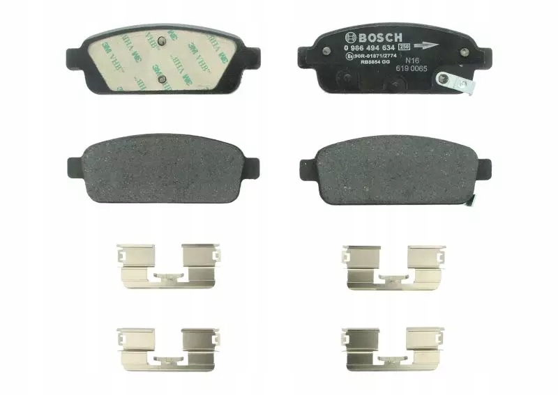 BOSCH TARCZE+KLOCKI TYŁ OPEL ZAFIRA C 292MM Wersja Europejska