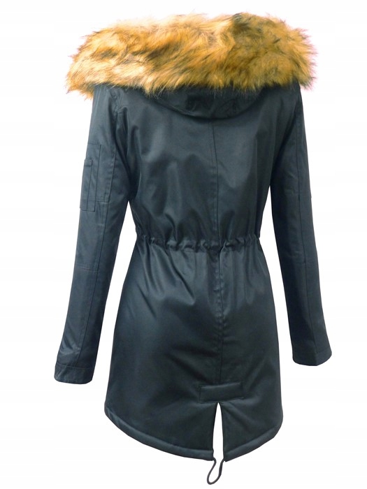 Kurtka Parka Zimowa Ciepła Futerko + KOLORY + Wypełnienie syntetyczne
