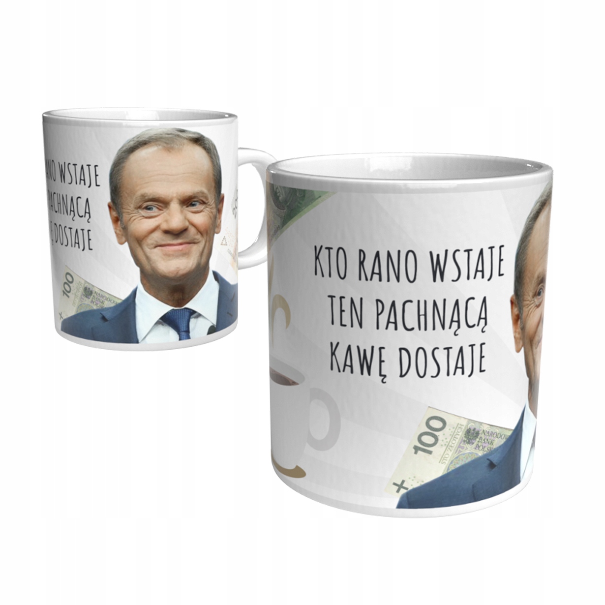 KUBEK HUMOR DONALD TUSK KAWA OD DONALDA PREZENT Marka inna