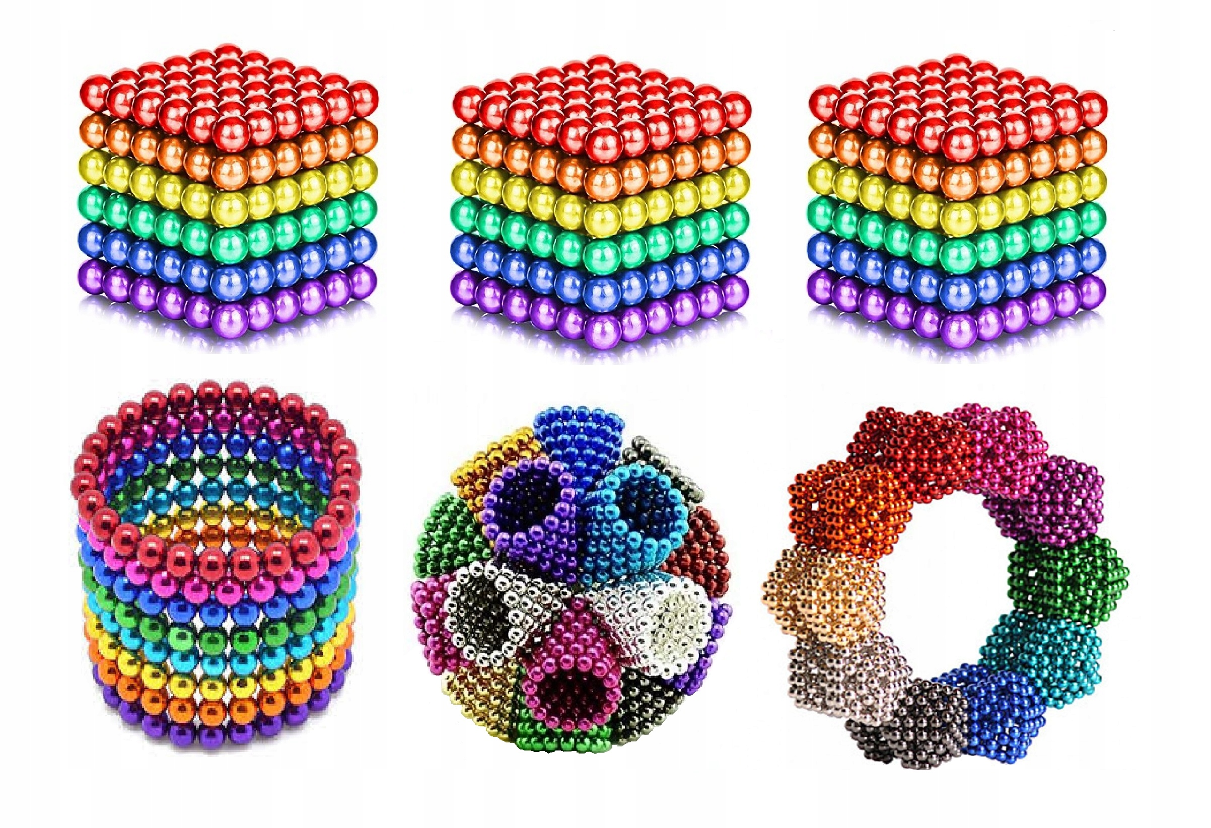 

Kulki Neocube Magnetyczne Zestaw XXL 648 szt Kolor
