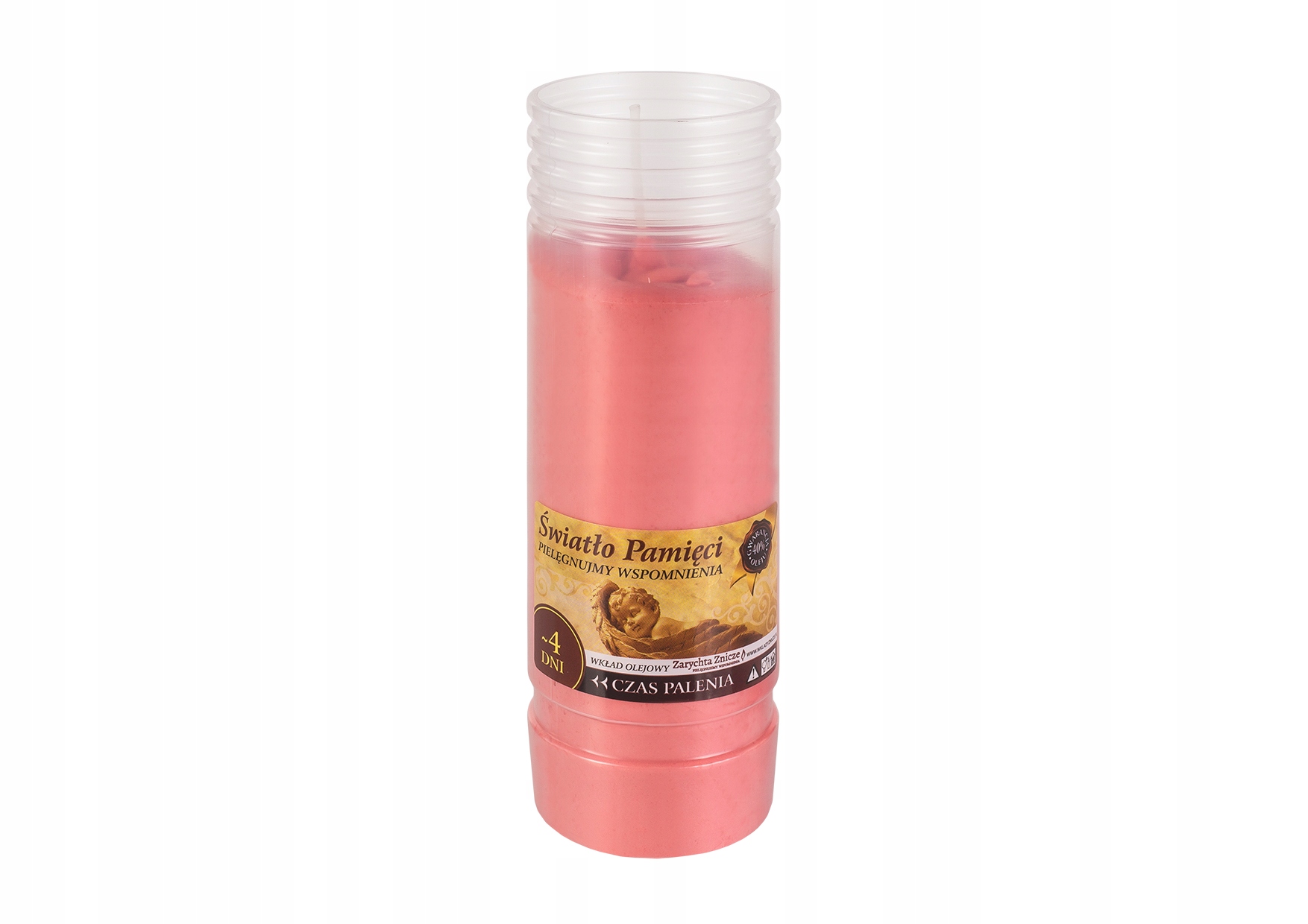 WKŁADY DO ZNICZY ŚWIECE PARAFINOWE 4DNI DŁUGOPALNE Marka Premium Light