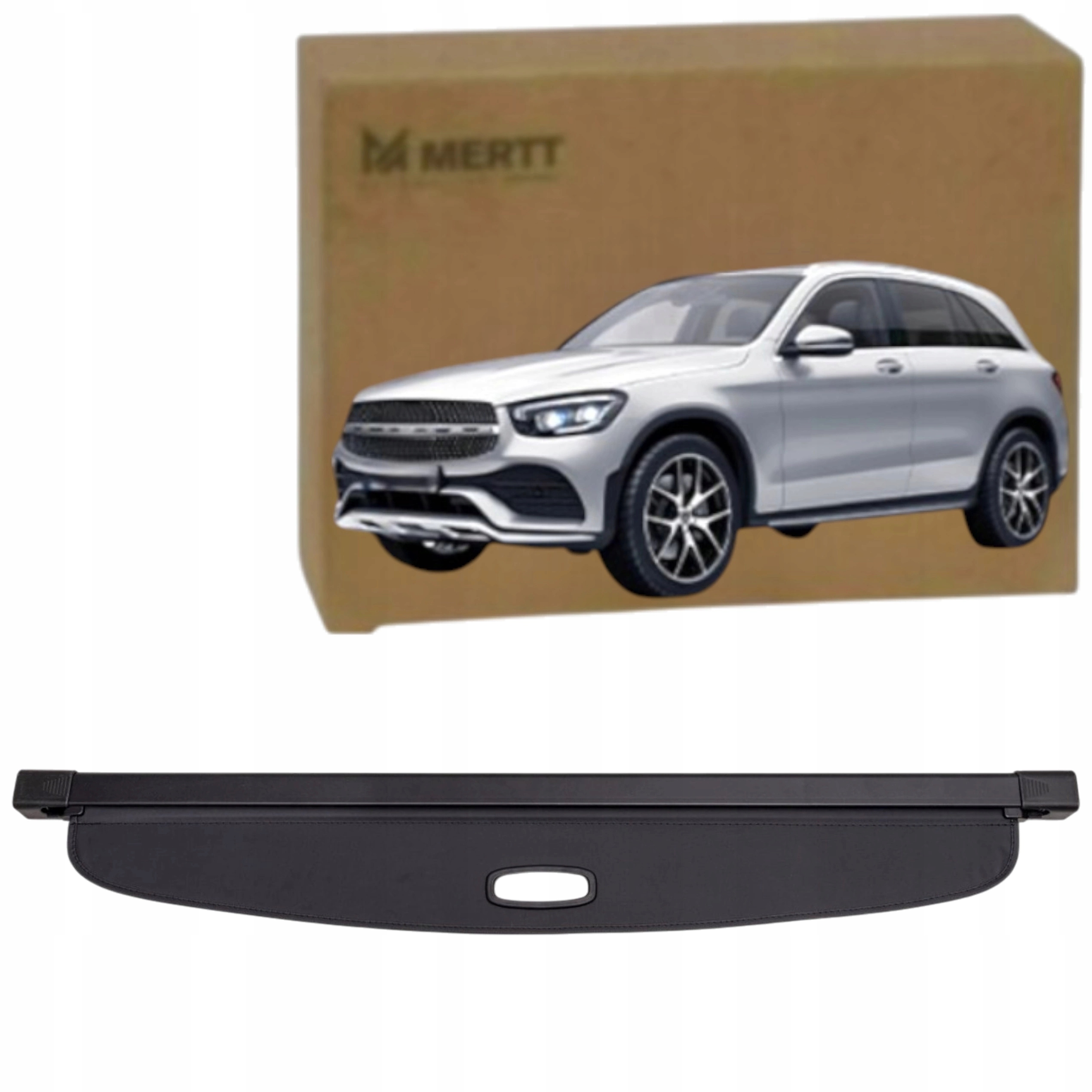 Mercedes Glc W253 X253 2015-2022 Roleta zavazadlového prostoru Zadní černá nová