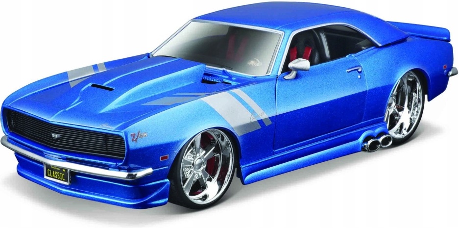 Chevrolet Camaro Z28 1968 blue 1:24 32508 Maisto Design