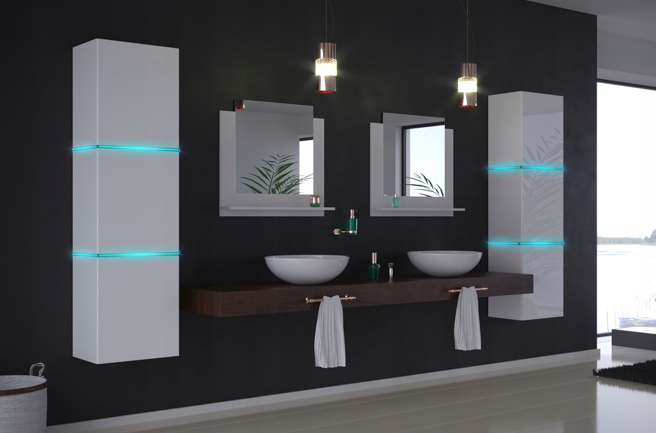 Meble łazienkowe lustro do łazienki łazienkowe A16 Kod producenta A16/HG/W/2