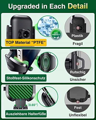 VANMASS Uchwyt Samochodowy 4w1 Na Telefon Do iPhone ANdroid Telefony — miniatura 6
