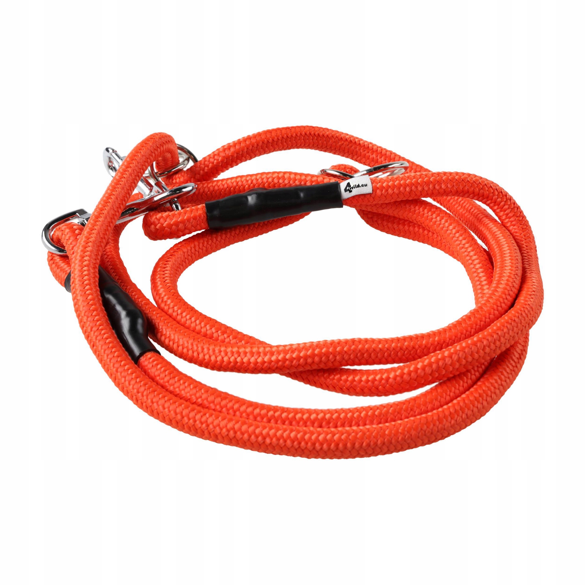 Nastavitelné Vodítko 4wild 260 cm 8 mm oranžové