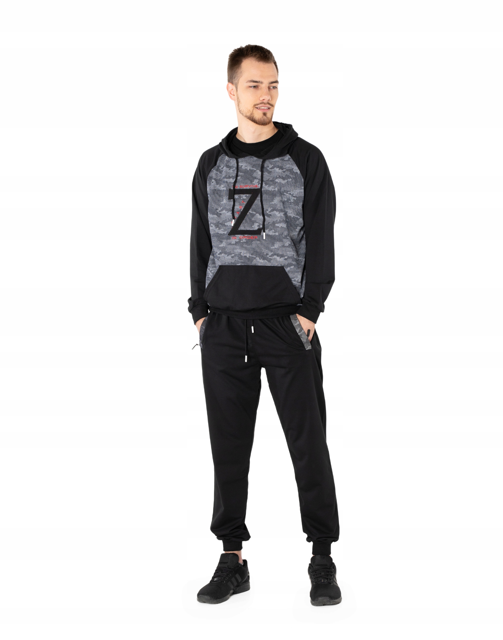 

Komplet Dresowy Męski Bluza Spodnie KB02-1 3XL