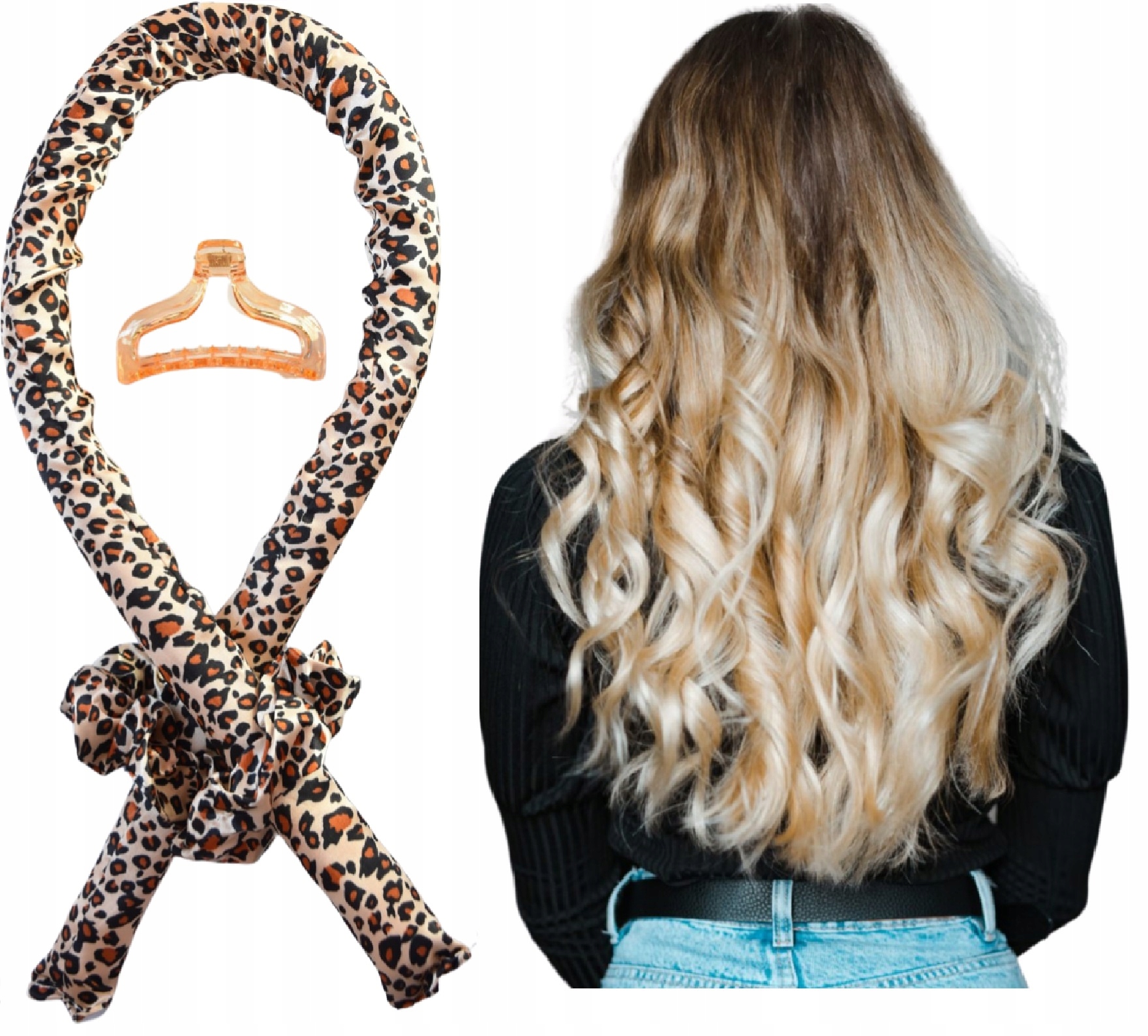 

Wałek do kręcenia włosów loków, lokówka panterka