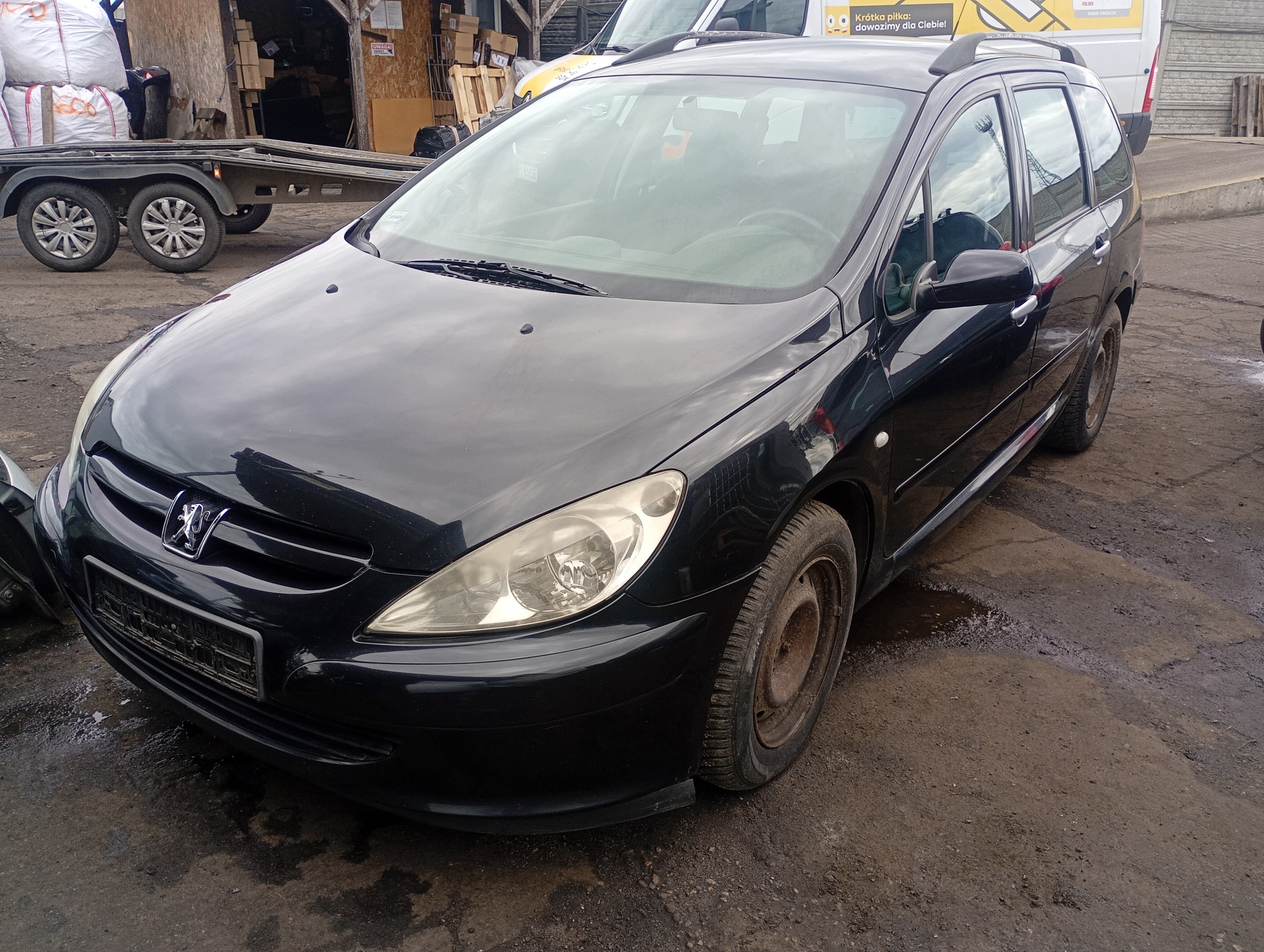front bumper front Peugeot 307 SW 02-08 kod lakieru EXLD