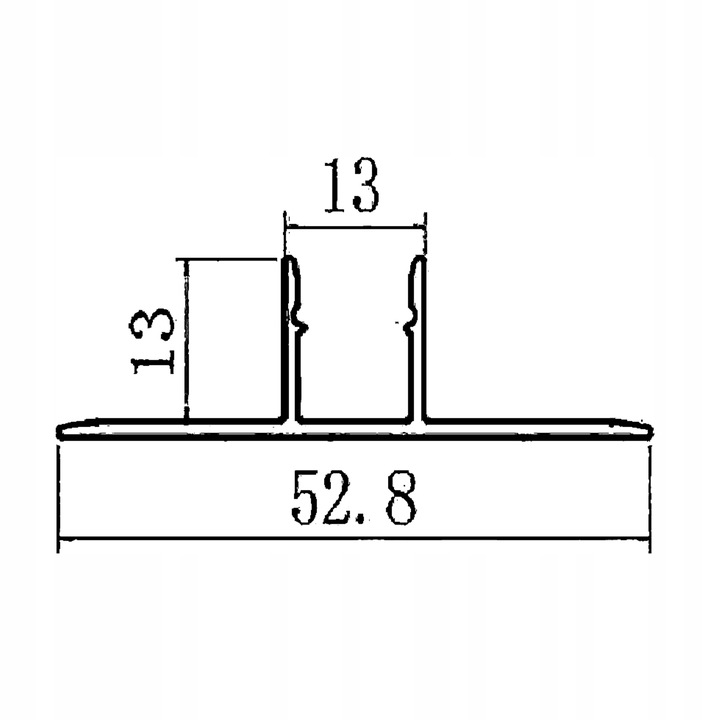 PROFIL ALUMINIOWY SREBRNY do taśm led do PŁYTEK gips + KLOSZ 1m Marka LED-ONE