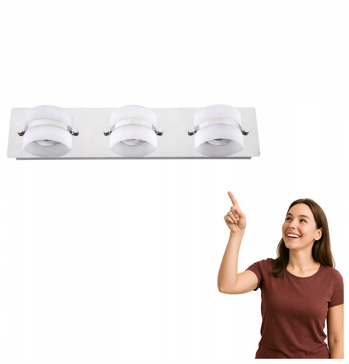 Kúpeľňová nástenná Led lampa 3x5W Tony 5491 Rabalux