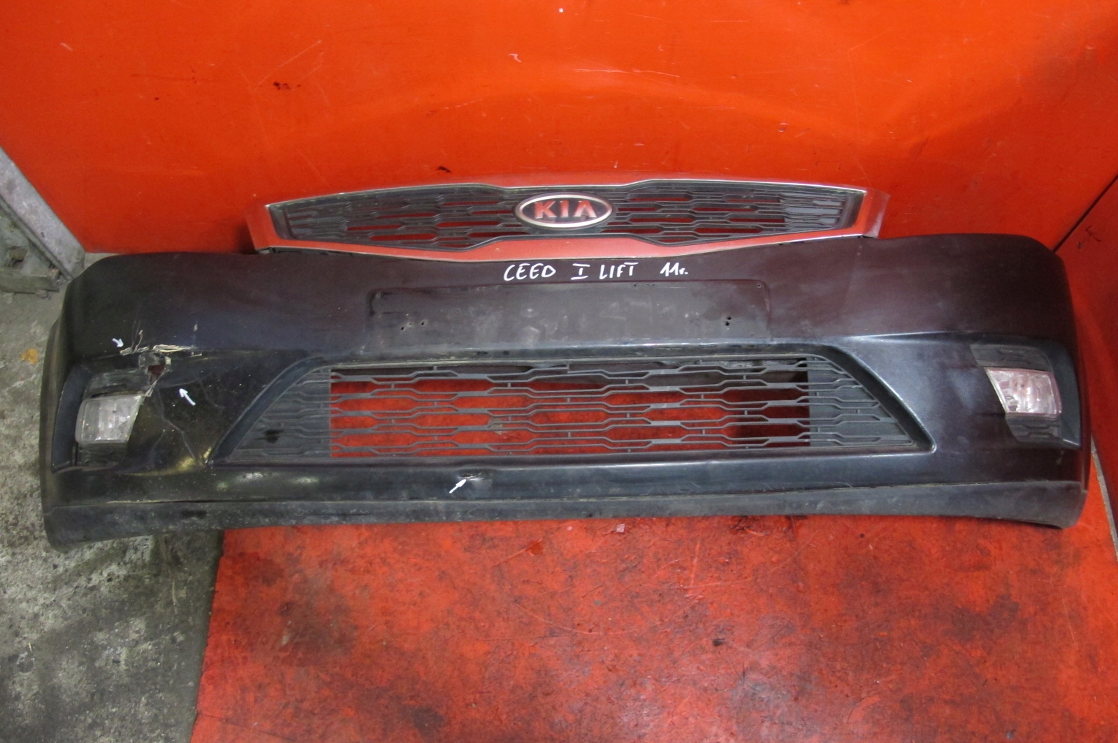 KIA CEED and 1 ED LIFT 09-12 front PREKLADgrill fog light front bumper front 1K