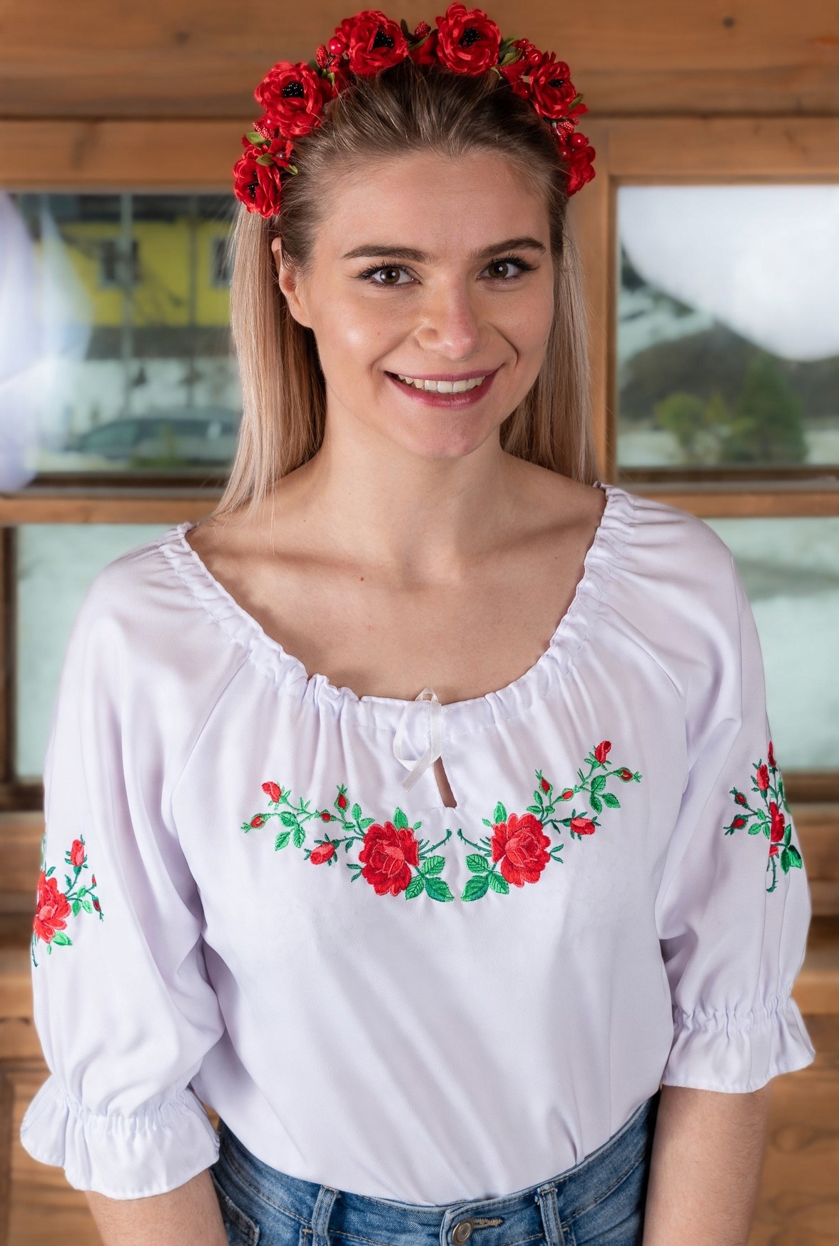 

Wianek ludowy góralski opaska krakowski Folk strój