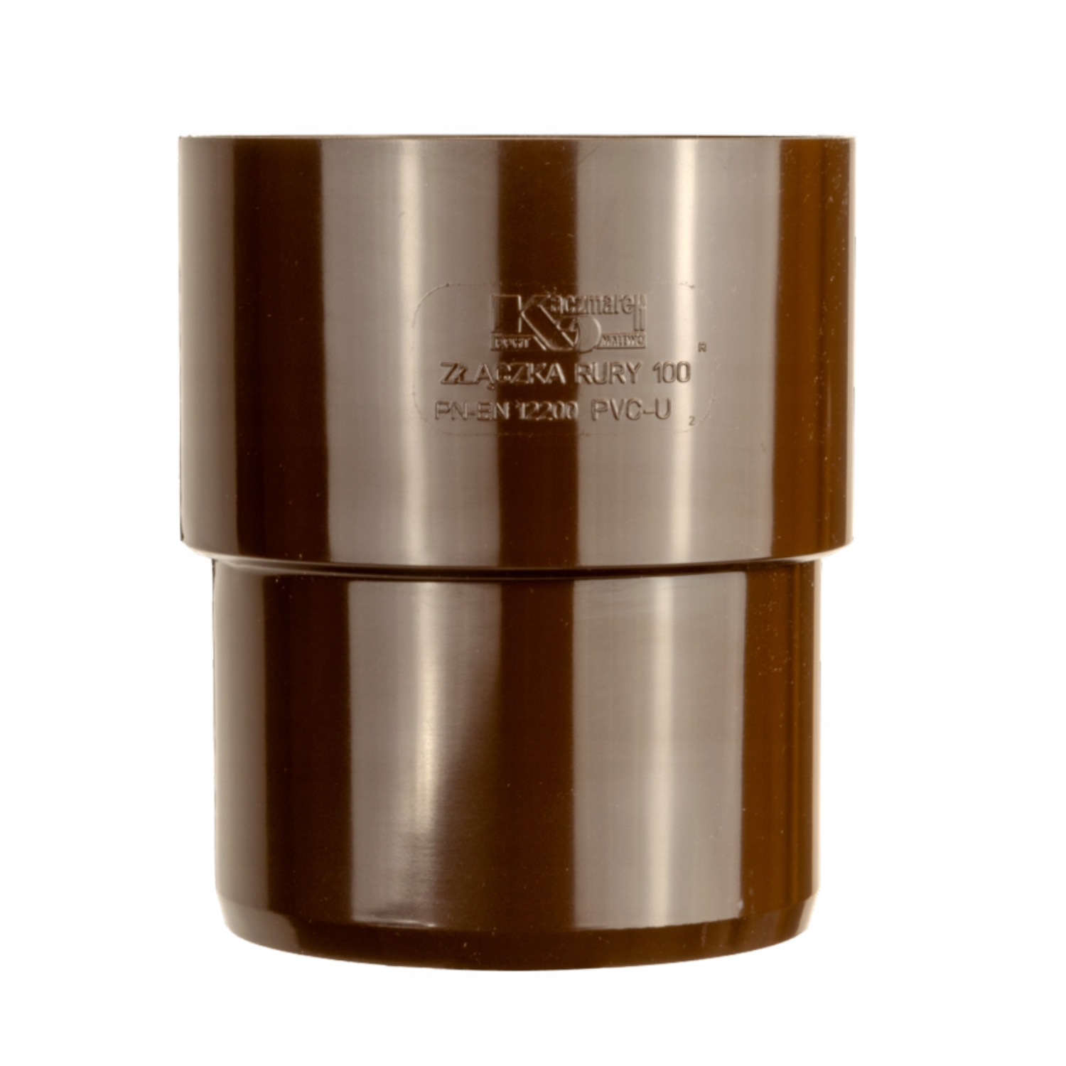 Złączka Rynny 100 Rury Spustowej ŁĄCZNIK RYNNOWY BRĄZOWY Kaczmarek Karolina