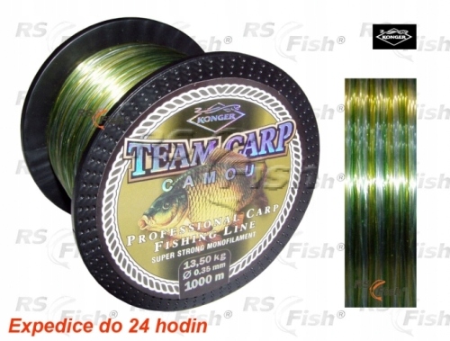 Żyłka Konger Team Carp Camo 1000 m Ø 0,350 mm