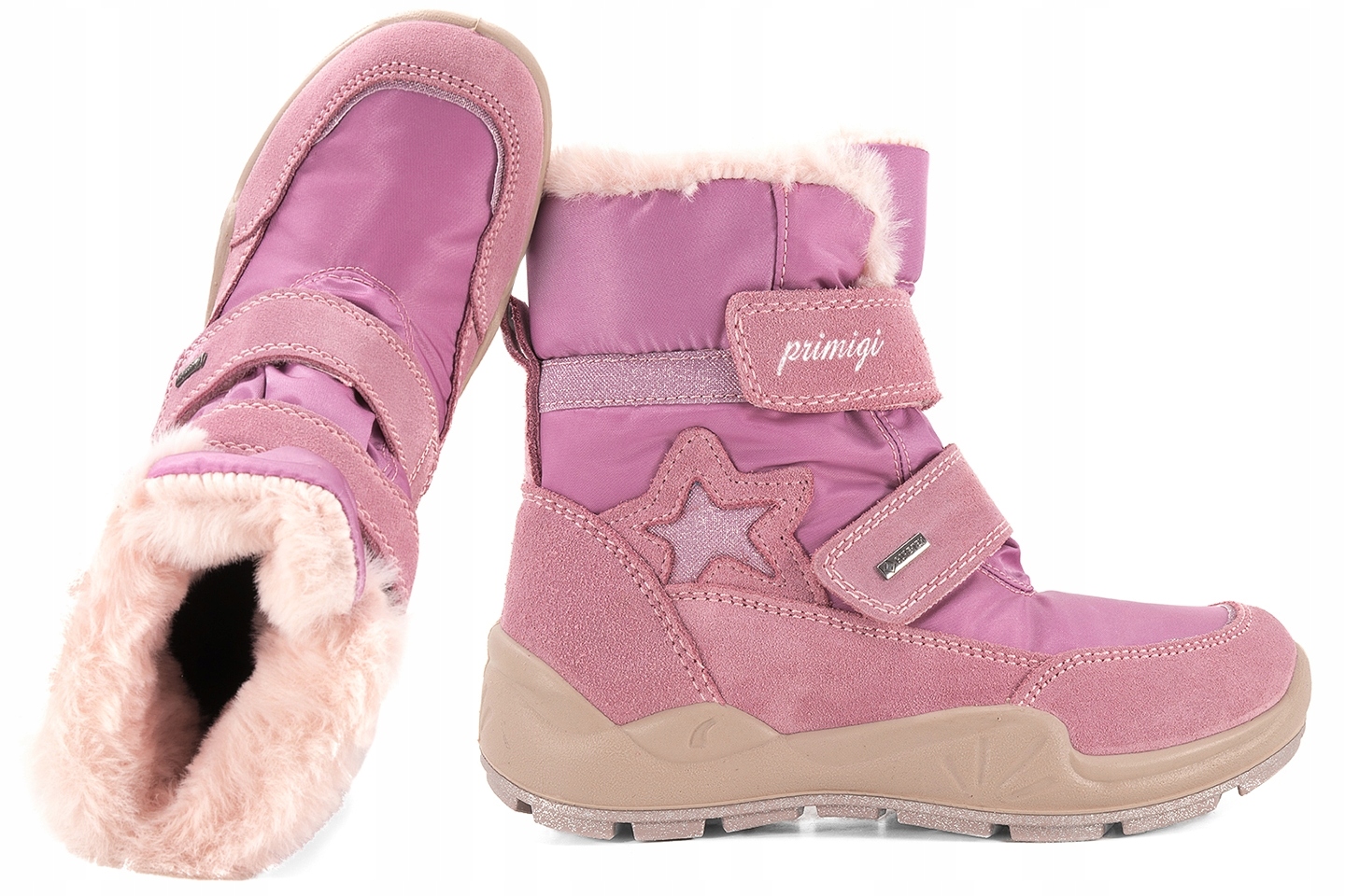 Primigi 6878533 Śniegowce Trzewiki Zimowe Wodoodporne Gore-tex 32 Różowy