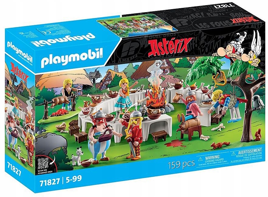 Zestaw zabawek dla dzieci Playmobil Asterix: Wiejska biesiada 71827