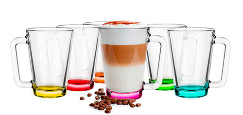 

Glasmark Kubek Laura 250ml Dno Mix Kolor