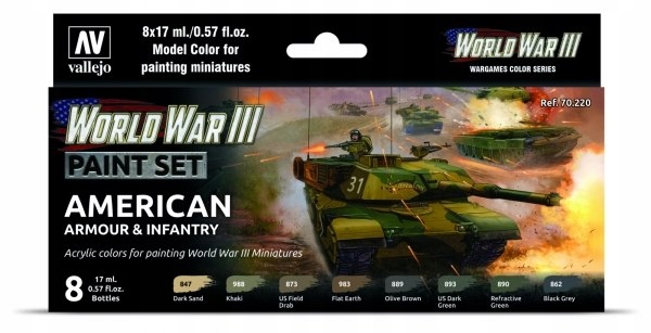 Vallejo 70220 Model Color Wwiii American Armor