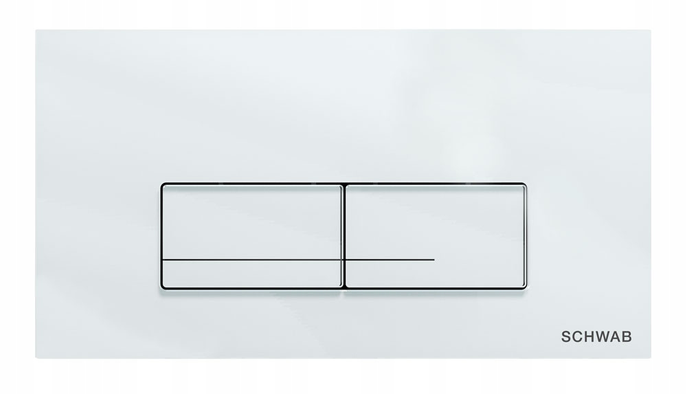 Fluidmaster Gaios Duo Glass Biały