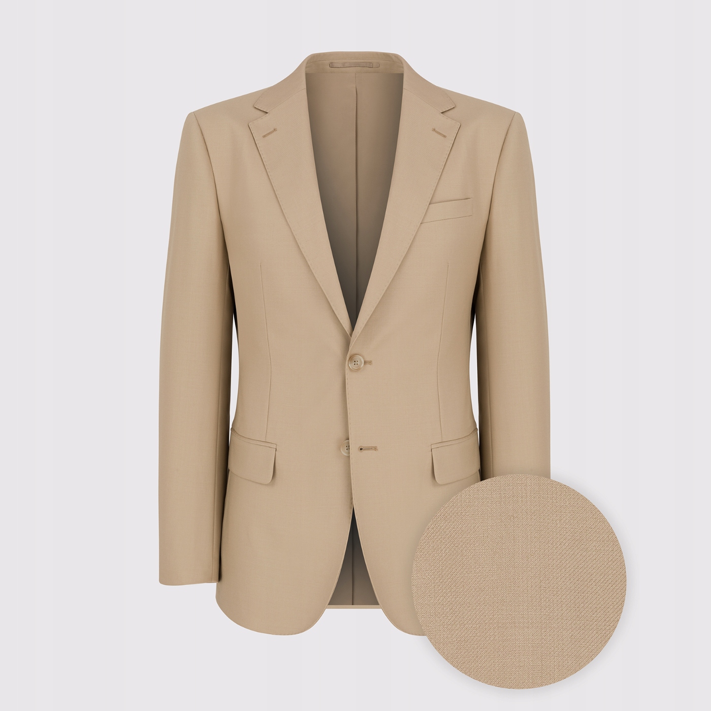 Béžová sako pánská bunda s vlnou Pako Lorente 170/52