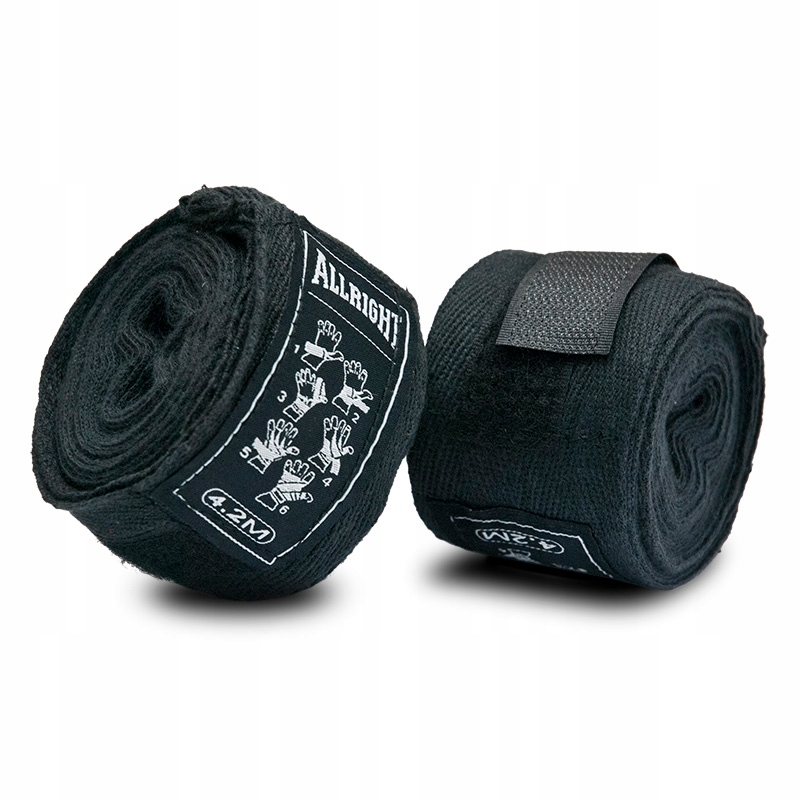 

Bandaż Bokserski Allright 4,2m czarny