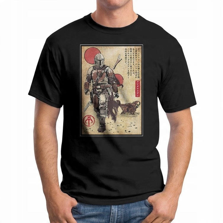 

Koszulka T-Shirt Mandalorian Japanese Art S