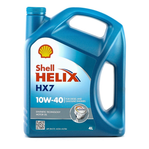 Shell Olej silnikowy półsyntetyczny 10W40 Helix Plus HX7 4L