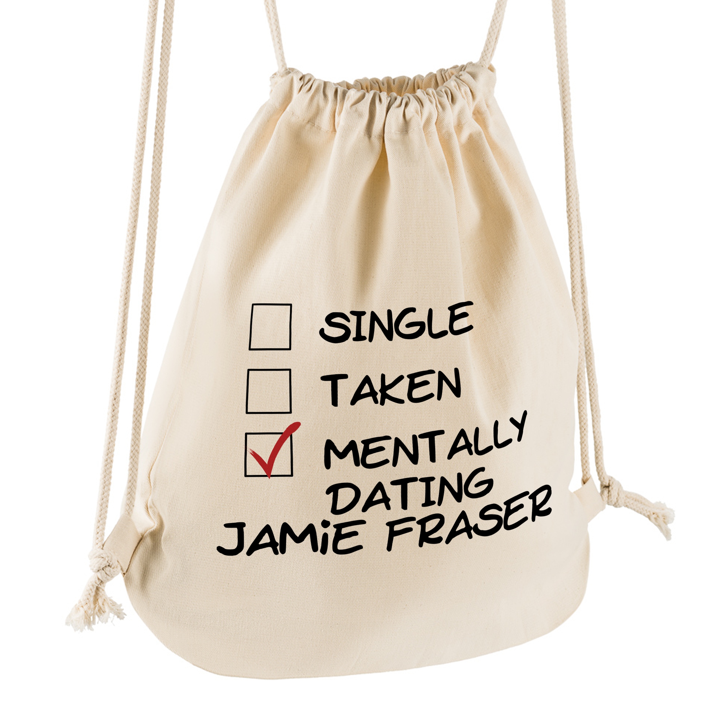 

Outlander Jamie Fraser Worek Plecak Bawełna Ecru